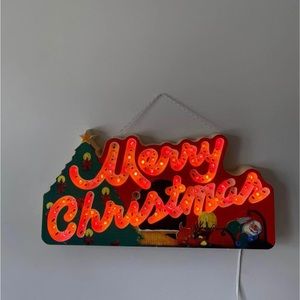 1990’s “Merry Christmas” sign